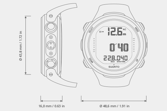 Suunto D4i Novo Black Suunto D4i Novo Black